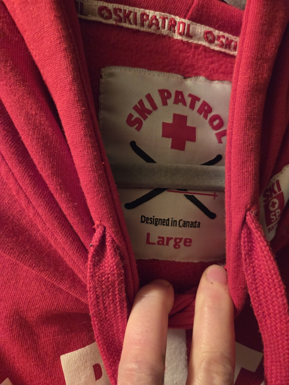 Women's Red Crewneck Sweater